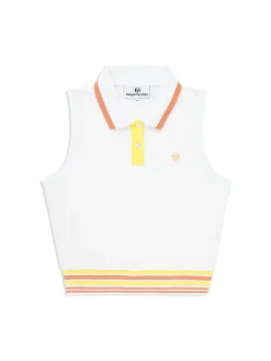 Hot Noale Cropped Tennis Polo- Women Tops And Sports Bras|For The Court