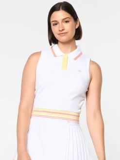 Hot Noale Cropped Tennis Polo- Women Tops And Sports Bras|For The Court
