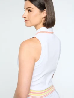 Hot Noale Cropped Tennis Polo- Women Tops And Sports Bras|For The Court