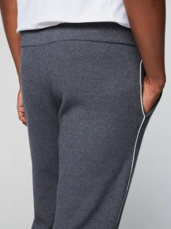 Store Nostra Track Pant- Dark Grey/ Melange Knitwear|Pants And Sweatpants