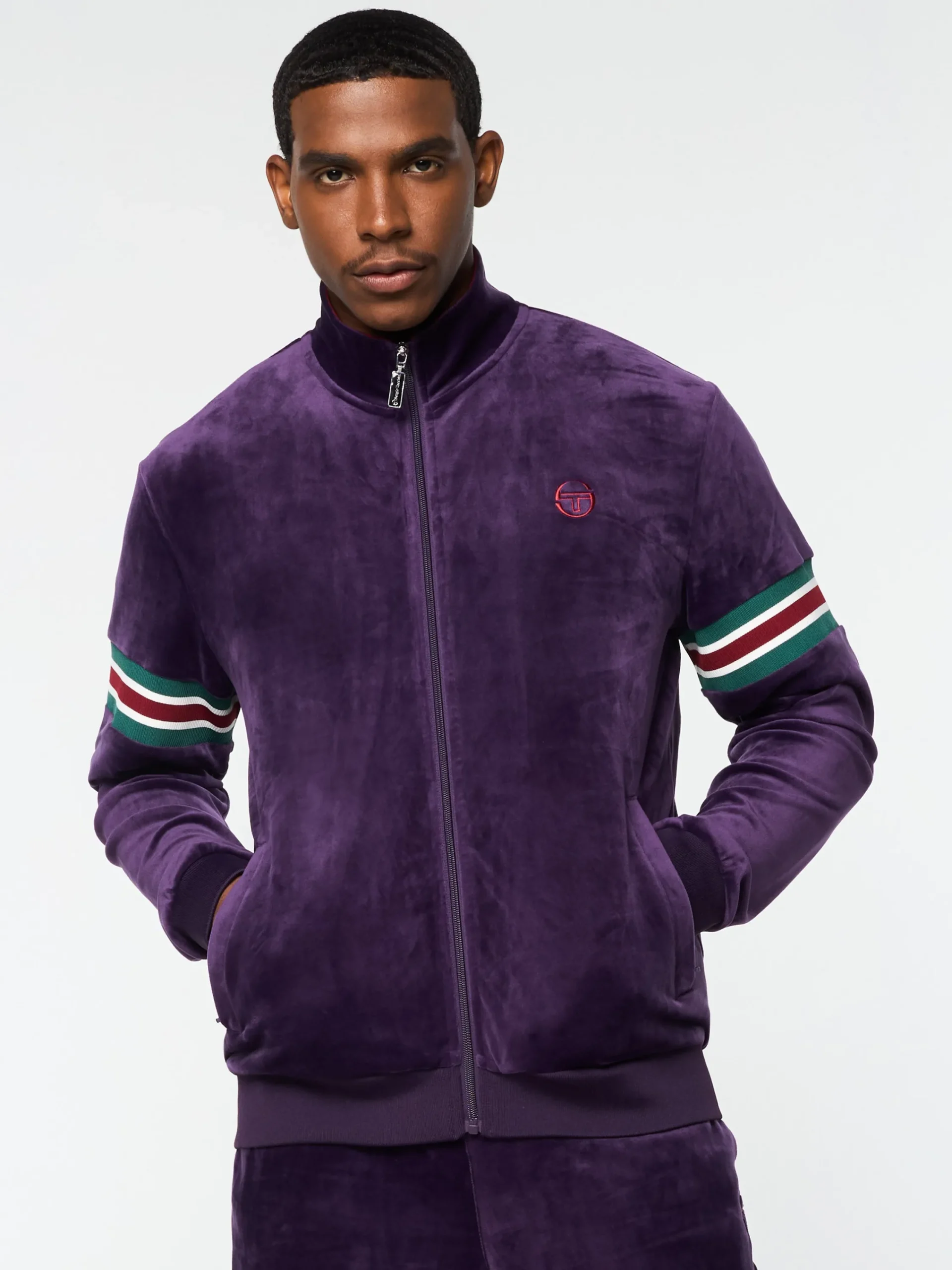 Hot Ostuni Velour Track Jacket- Tracksuits|Velour