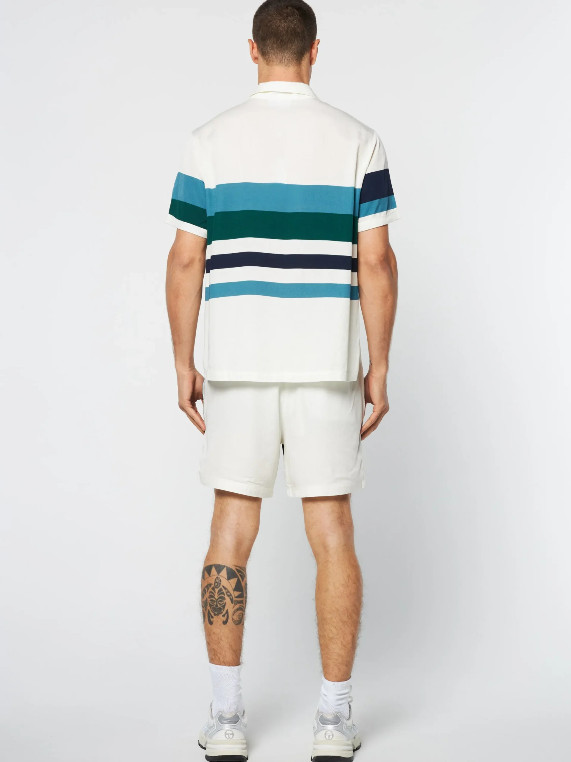 Best Pennellata Cabana Shirt- Gardenia/ Multi Matching Separates