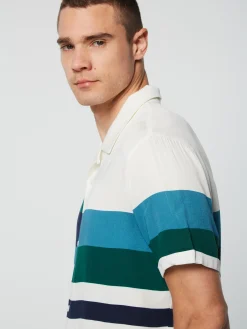 Best Pennellata Cabana Shirt- Gardenia/ Multi Matching Separates