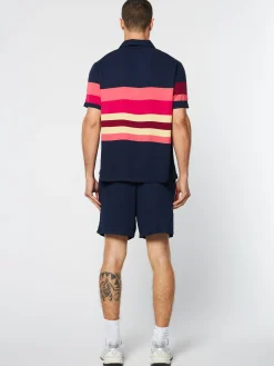 Shop Pennellata Cabana Shirt- Maritime Blue/ Multi Matching Separates