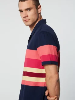 Shop Pennellata Cabana Shirt- Maritime Blue/ Multi Matching Separates