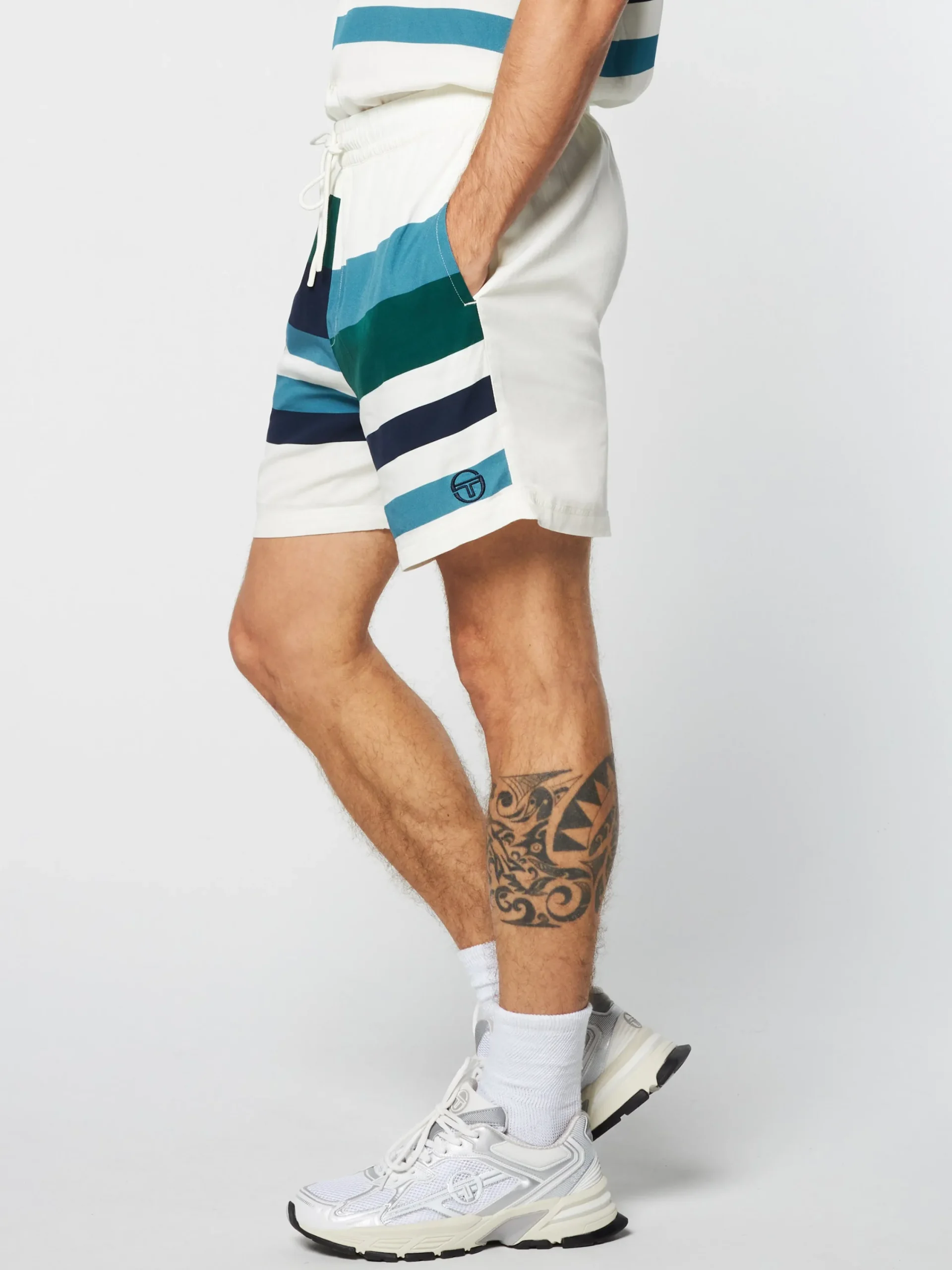Cheap Pennellata Short- Gardenia/ Multi Shorts And Swim|Matching Separates