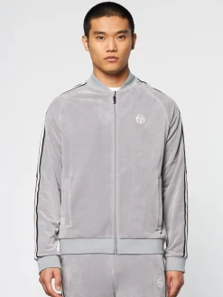 New Pereto Velour Track Jacket- Tracksuits|Velour