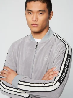 New Pereto Velour Track Jacket- Tracksuits|Velour