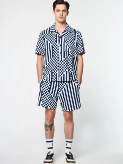 Outlet Piastrella Terry Cabana Shirt- T-Shirts|Matching Separates