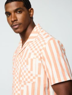 Outlet Piastrella Terry Cabana Shirt- T-Shirts|Matching Separates