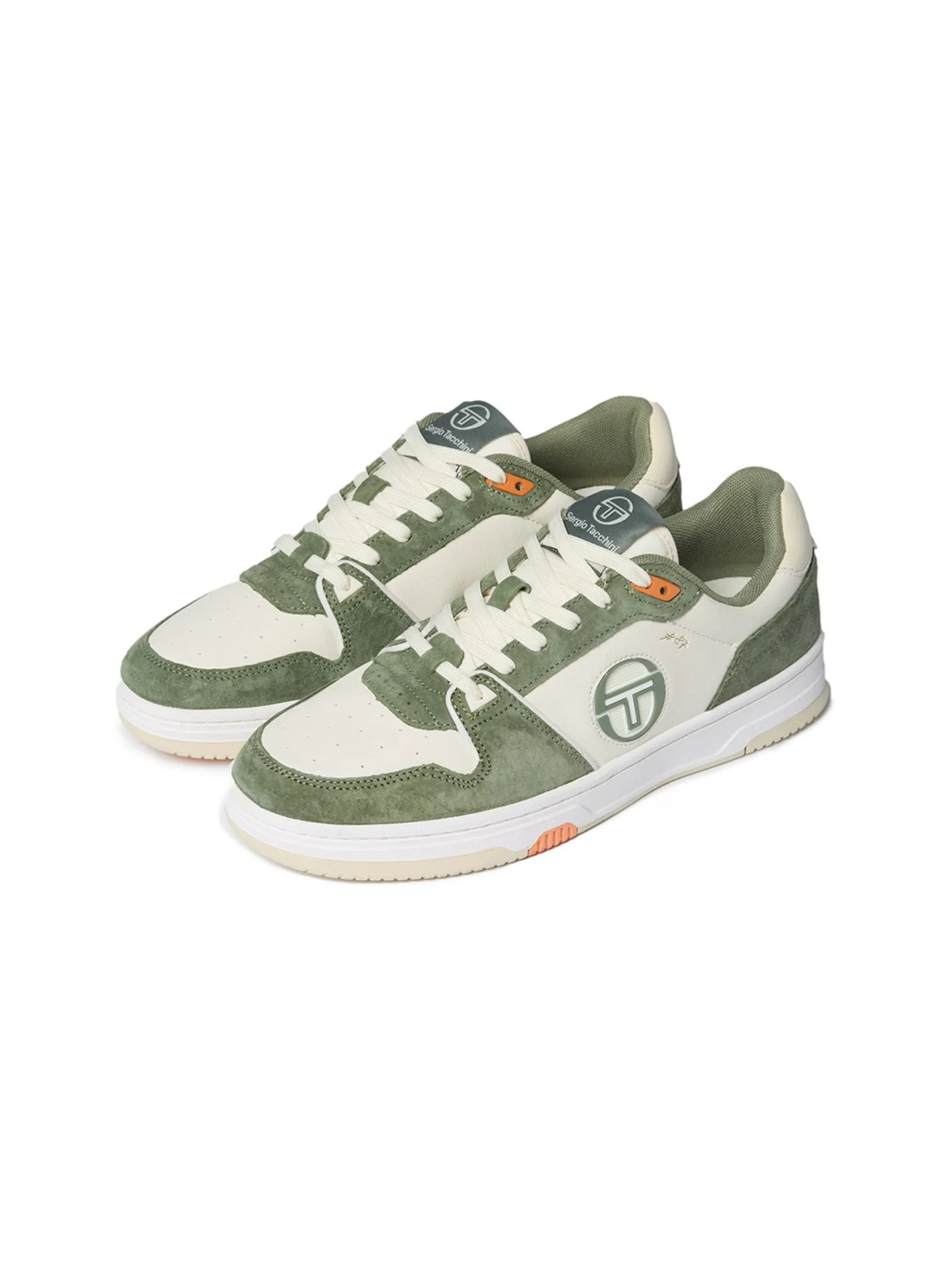 Clearance Prime Shot DA- Hedge Green/ White/ Tangerine For The Court|Shoes