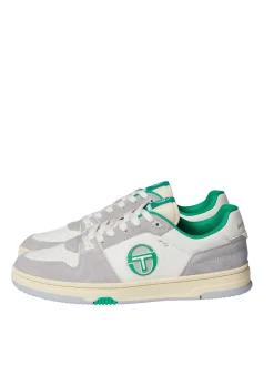 Clearance Prime Shot DA Sneaker- Antique White/ Almond Oil/ Bright Green For The Court|Shoes