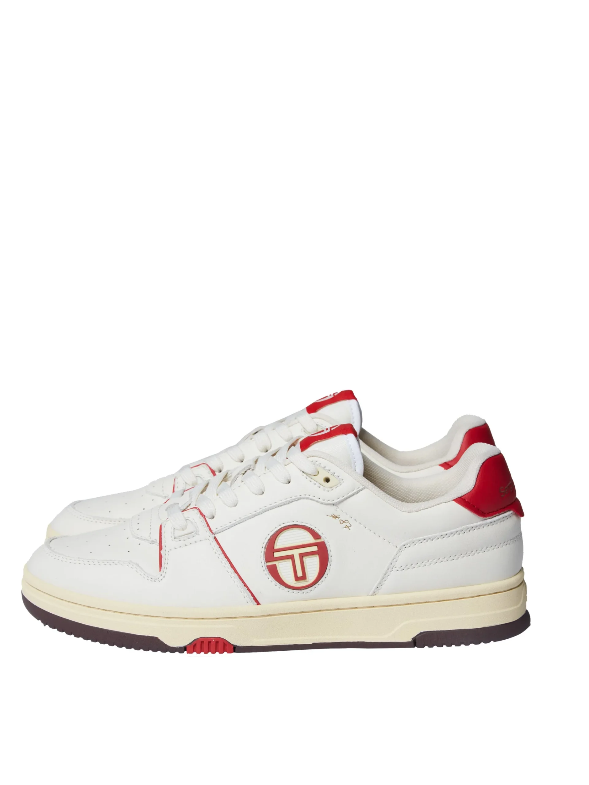 Flash Sale Prime Shot DA Sneaker- Antique White/ Almond Oil/ Adrenaline Red For The Court|Shoes