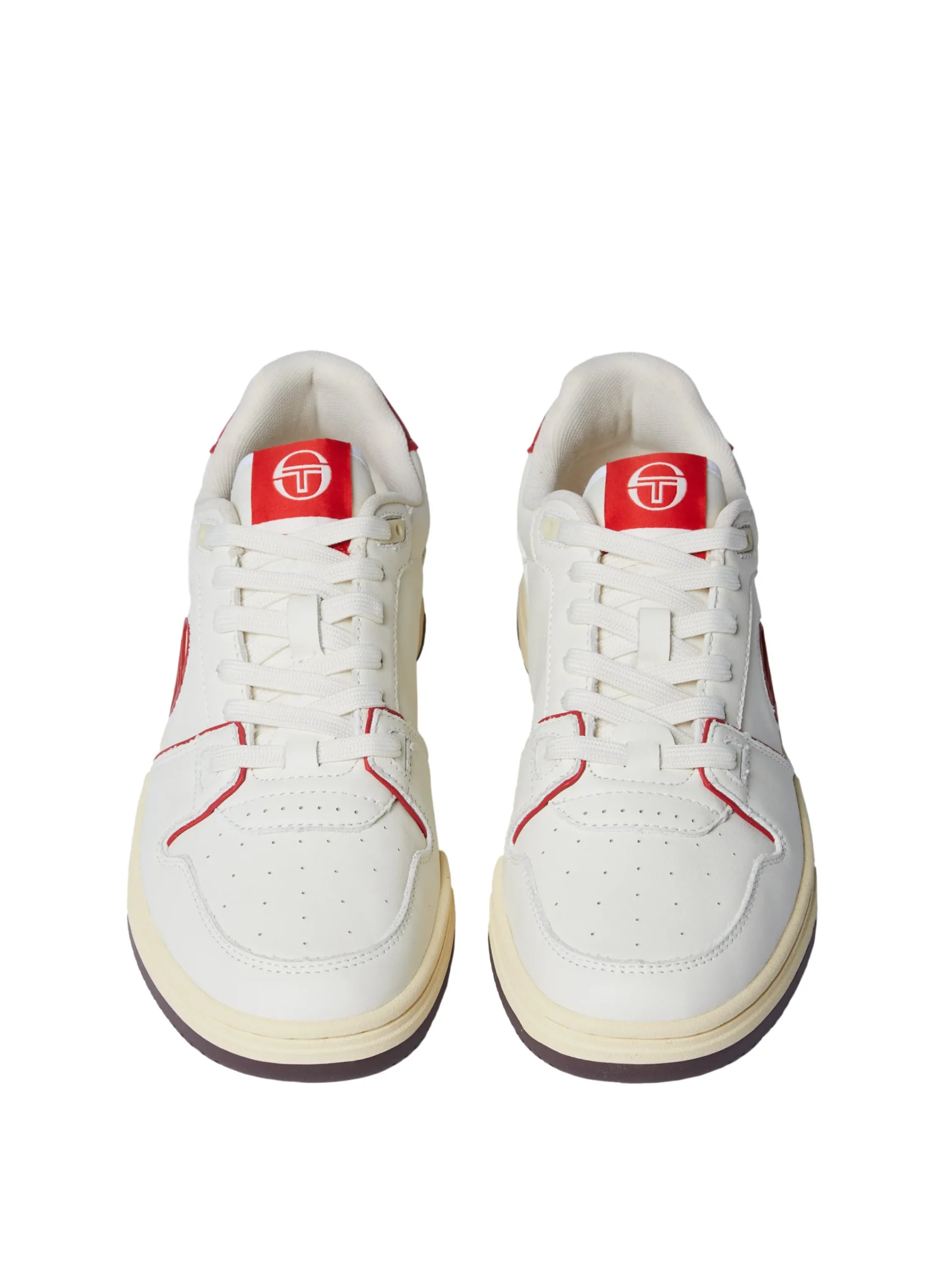 Flash Sale Prime Shot DA Sneaker- Antique White/ Almond Oil/ Adrenaline Red For The Court|Shoes