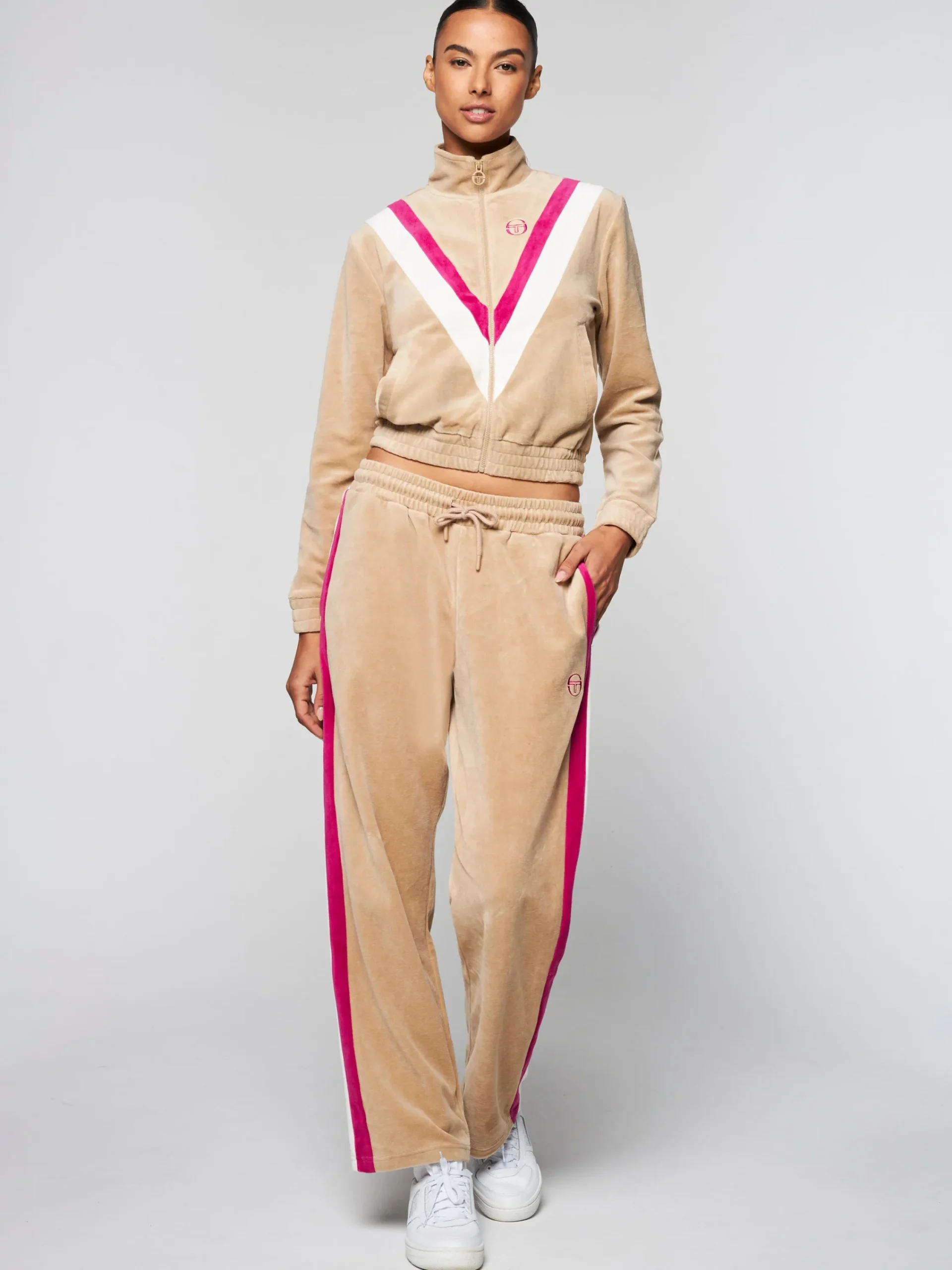 Flash Sale Rosa Velour Track Pant- Velour