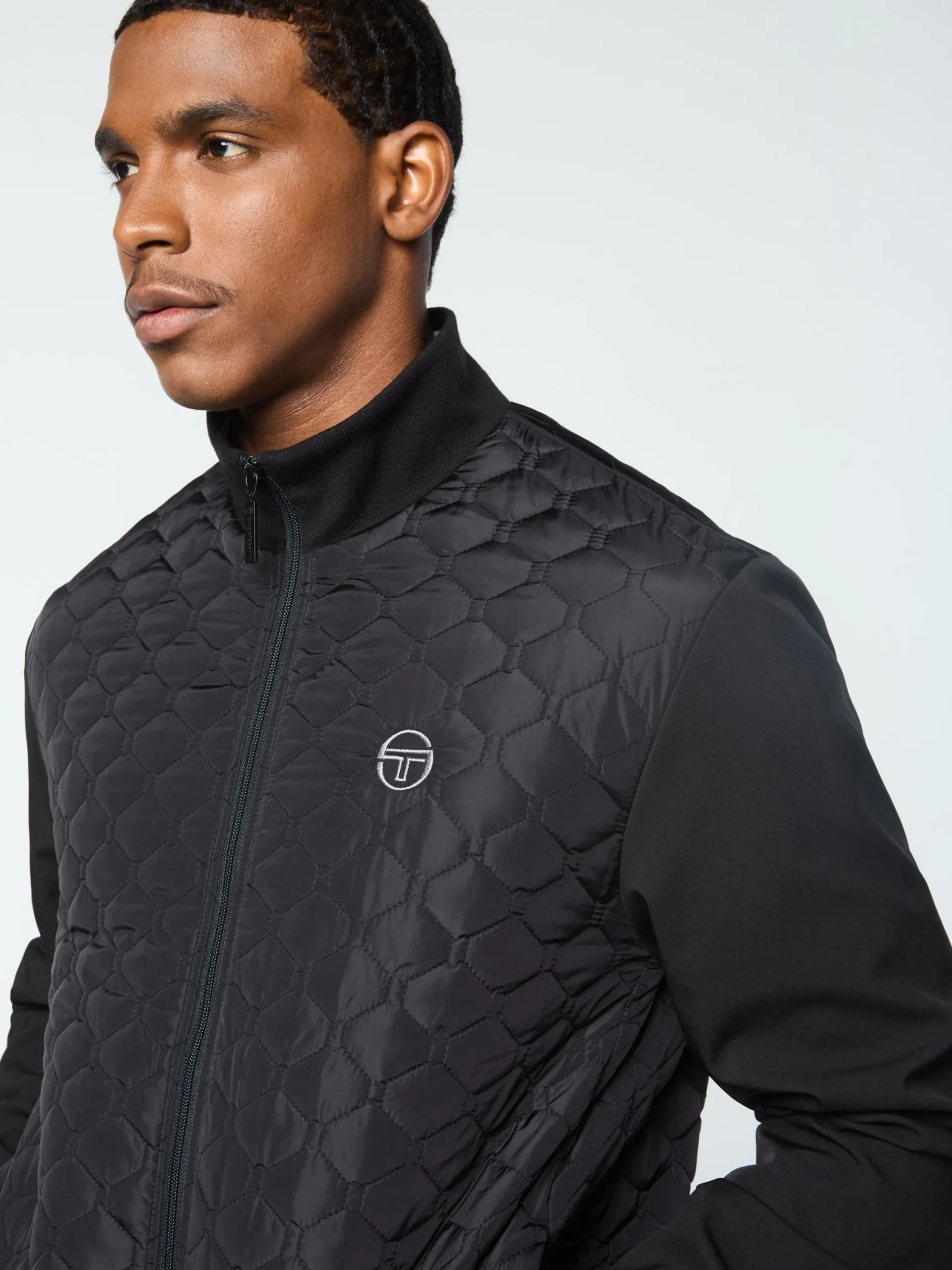 New Sapri Quilted Track Jacket- Tracksuits|Nylon