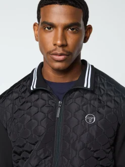New Sapri Quilted Track Jacket- Tracksuits|Nylon