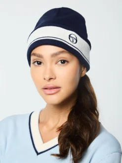 Cheap Sellarz Knit Beanie- Maritime Blue/ Gardenia Women Knitwear|Headwear