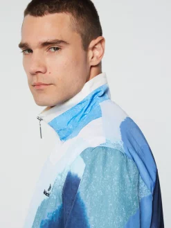 Clearance Spiaggia Track Jacket- Maritime Blue/ Multi Tracksuits|Nylon