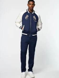 Store Suveniri Track Jacket- Maritime Blue/ Gardenia Tracksuits|Jackets