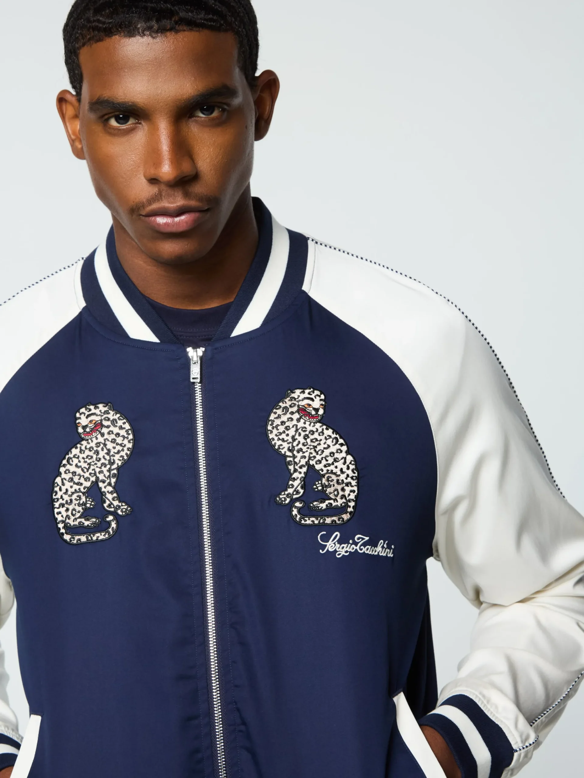 Store Suveniri Track Jacket- Maritime Blue/ Gardenia Tracksuits|Jackets