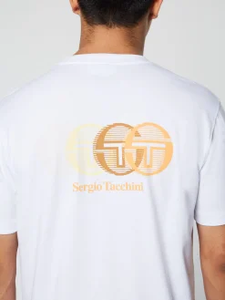 Shop Tenda T-Shirt- Brilliant White/ Tangerine T-Shirts|The Essentials
