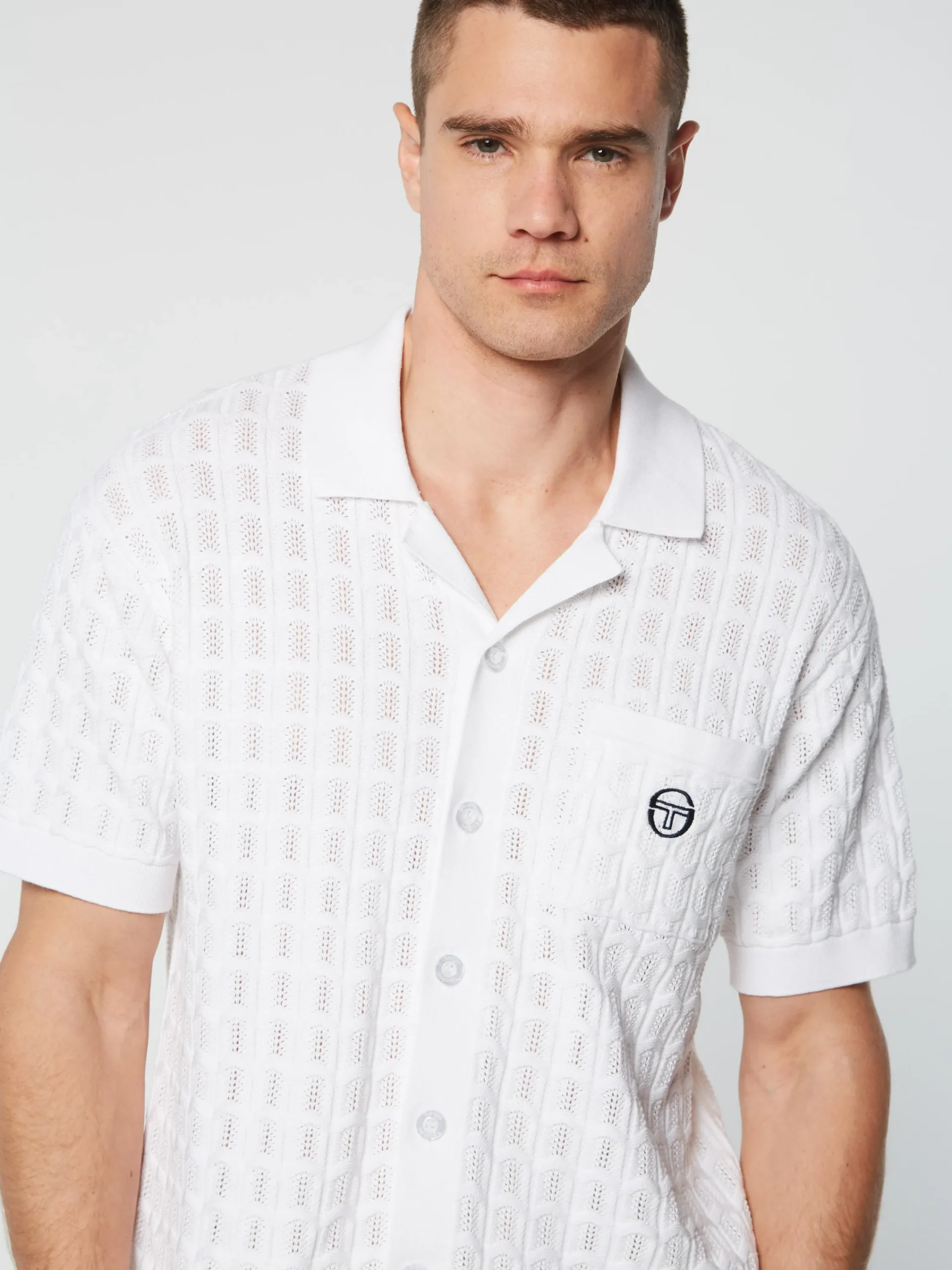 Shop Ulivo Crochet Shirt- Knitwear|T-Shirts