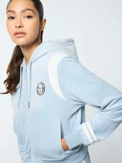 Outlet Veneto Velour Zip-Up Hoodie- Velour