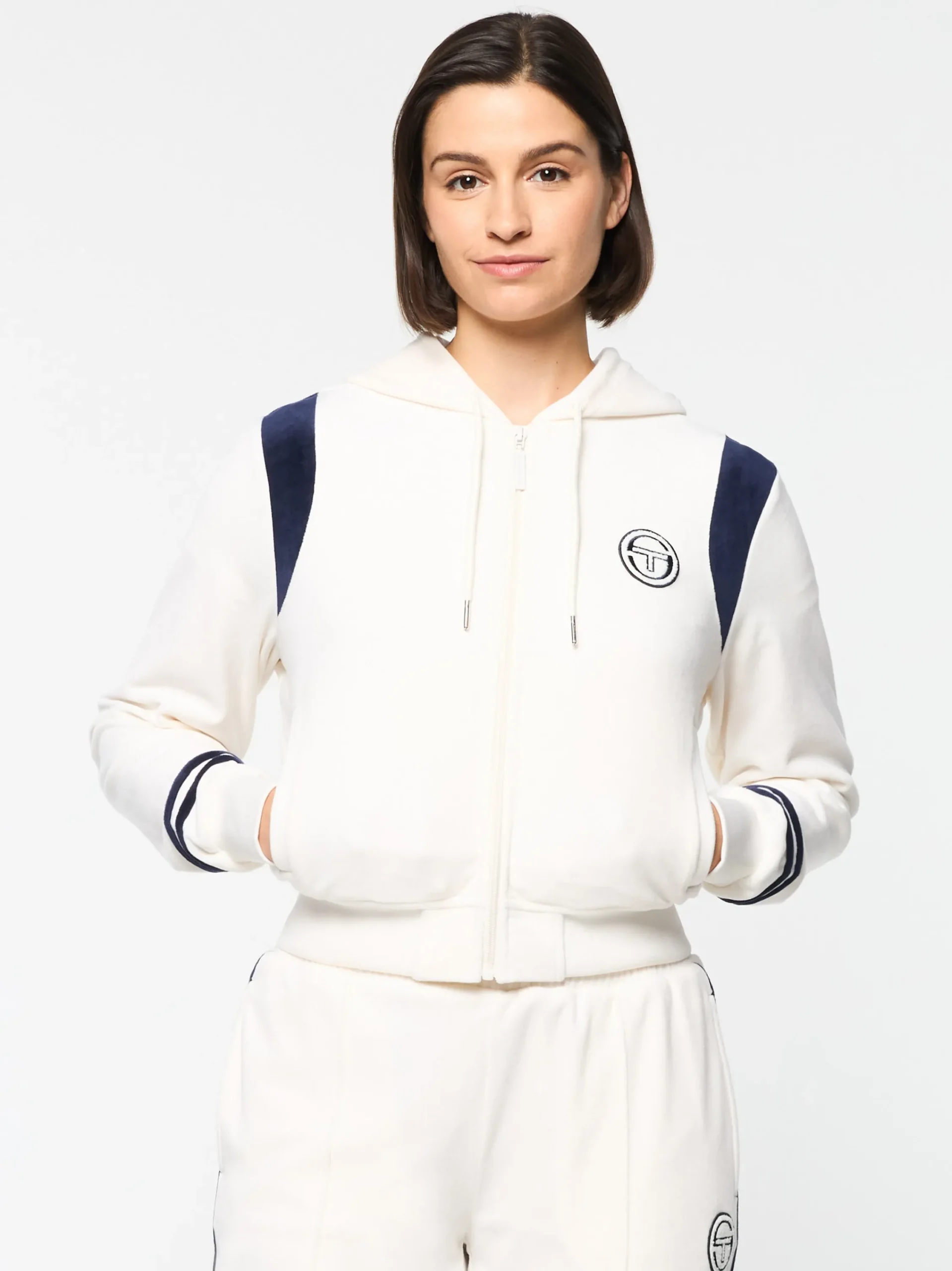 Hot Veneto Velour Zip-Up Hoodie- Velour