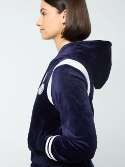 Cheap Veneto Velour Zip-Up Hoodie- Velour